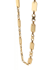 Adeliás Adeliás Unisex Edelstahl Halskette in gold
