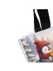 Mr. & Mrs. Panda Schultasche Pinguin Winter Pommes Design mit Sp... in Weiß