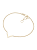 Elli Armband 375 Gelbgold Buchstabe, Buchstabe - V in Gold