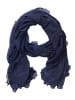 Vera Mont Basic-Schal mit Lurexfaden in Dark Blue/Silver