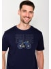 GreenBomb T-Shirt Bike Gravel in Marineblau