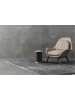 Kayoom Beistelltisch Art Deco in anthrazit - silber