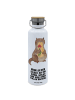 Mr. & Mrs. Panda Trinkflasche Aus Edelstahl Otter Blumenstrauß m... in Weiß