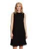 BETTY & CO Plisseekleid ohne Arm in Schwarz