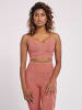 Hummel Hummel Top Hmlmt Yoga Damen Atmungsaktiv Feuchtigkeitsabsorbierenden Nahtlosen in WITHERED ROSE/ROSE TAN MELANGE