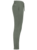 Eight2Nine Casual Freizeithose elastischer Bund Kordelzug in Grün-3