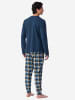Schiesser Schlafanzug Casual Essentials in deep blue