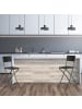 relaxdays 2 x Barhocker in Schwarz - (B)44 x (H)115 x (T)63 cm
