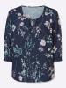 Sieh an! Tunikabluse in marine-hellrosé-bedruckt