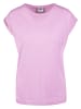 Urban Classics Urban Classics Damen Ladies Extended Shoulder Tee in coolpink