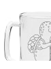 Mr. & Mrs. Panda Bierkrug Schildkröte Wanderer ohne Spruch in Transparent
