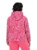 Ulla Popken Hoodie in fuchsia pink