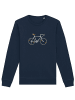 wat? Apparel Sweatshirt Doodle bike in Dunkelblau
