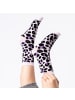 Occulto 6er Pack Damen Leo Socken Leonie in Pink-Lila-Schwarz