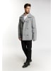 DreiMaster Herren Cabanjacke Aus Wollgemisch in Grau Melange