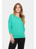 SAINT TROPEZ Strickpullover A2561, Casual fit in Gumdrop Green