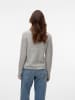 Vero Moda Strickpullover in Light Grey Melange