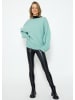 SASSYCLASSY Oversize Strick-Pullover in Aqua