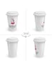 Mr. & Mrs. Panda To Go Becher Einhorn Ballerina mit Spruch in Weiß