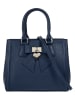 Handtasche Solcuore echt Leder in blau