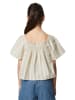 Marc O'Polo TEENS-GIRLS Kurzarm-Bluse in LINEN BEIGE STRIPE