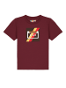 wat? Apparel T-Shirt Kassette in Weinrot