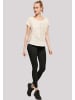 F4NT4STIC Long Cut T-Shirt Ahoi Anker Outlines Knut & Jan Hamburg in Whitesand