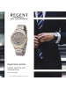 Regent Funkuhr Regent Titan-Uhren silber, gold extra groß (ca. 42mm)