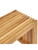 Beliani Gartenbank BELLANO in Braun - (W) 105 x (H) 43 x (L) 35 cm