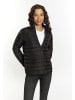 myMo Damen Leicht Wattierte Jacke in Schwarz