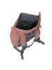 travelite Basics Rollup Rucksack 47 cm Laptopfach rosa-grau