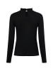OPUS Langarmshirt Sanba in schwarz