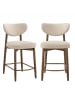 VASAGLE 2er-Set: Barhocker Mazio in Hellbeige - (B)51.5 x (H)95.5 x (T)50 cm