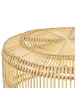 Beliani Couchtisch LIMNI in Naturfarben/Beige - (W) 84 x (H) 40 x (L) 84 cm