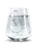 Mr. & Mrs. Panda Trinkglas Stinktier Blume ohne Spruch in Transparent