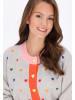 myMo Cardigan in grey melange multicolor