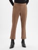 OPUS Kunstlederhose Elvina Cozy in braun
