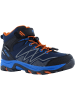 Hi-Tec Kinder Sneaker "Blackout Mid Wp Jr" in Blau