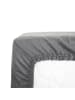 COFI 1453 Thermofleece Spannbettlaken mit Rundumgummizug - 125 gsm in Anthrazit
