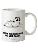 Mr. & Mrs. Panda Kaffeebecher Panda Weihnachten mit Spruch in Weiß