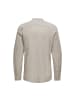 Only&Sons Langarmhemd in chinchilla