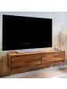 FineBuy TV- und Lowboards in Braun / Sheesham / 108x34x25