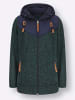 WITT WEIDEN Fleece-Jacke in apfel-marine-meliert