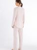 Hanro Langarm Pyjama Cotton Deluxe in crystal pink