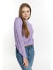 myMo Damen Strickpullover in Violett