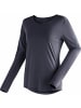 Maier Sports Langarmshirt Horda in Marine