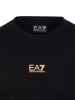 EA7 Sweatshirt in schwarz
