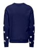 KIDS ONLY Pullover 'Marisa Teddy Heart' in blau