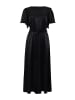 Threadbare Sommerkleid THB Salad Satin Midi in Black