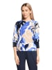 Betty Barclay Strickpullover mit Print in Light Blue/Cream